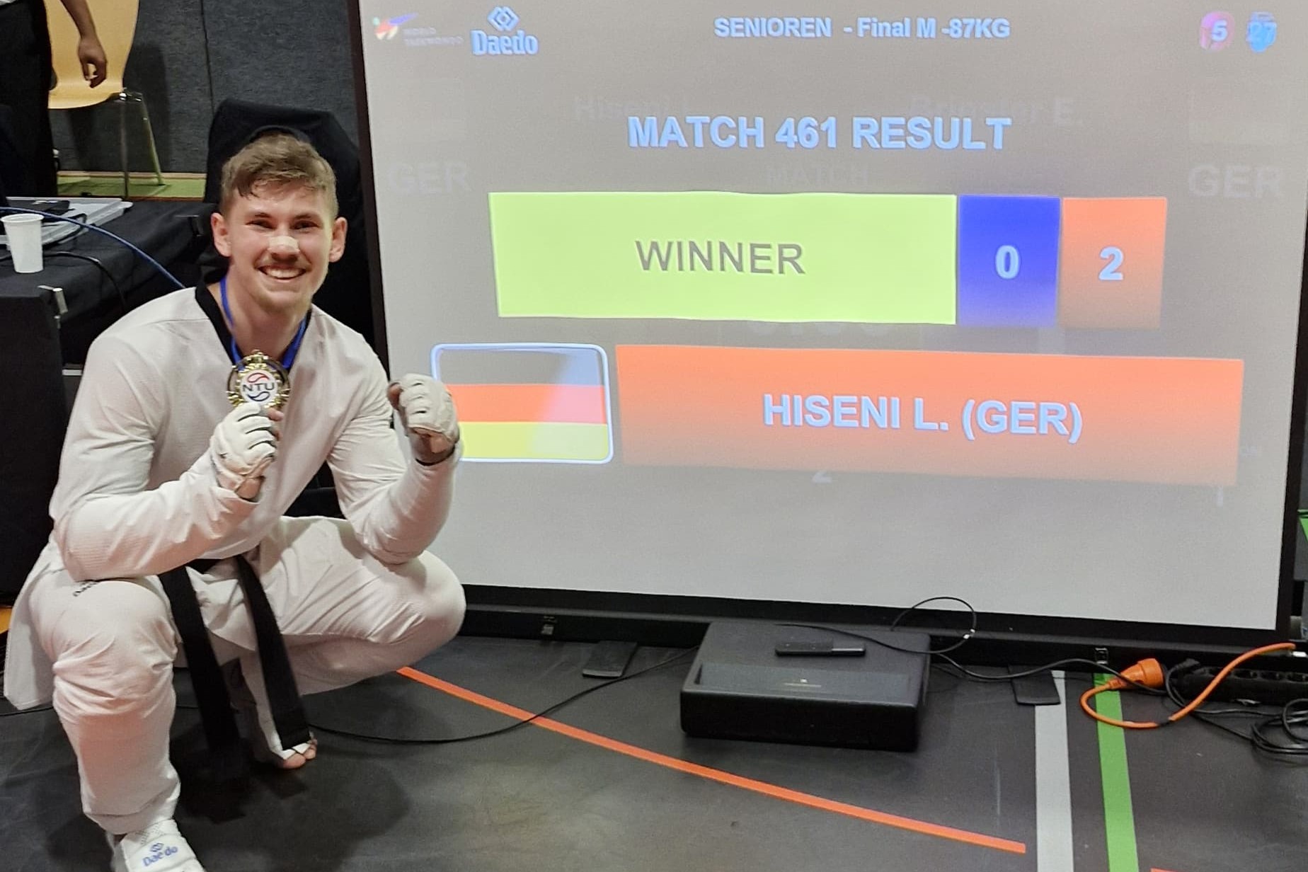 1.Platz für Luan Hiseni beim Cherusker Open