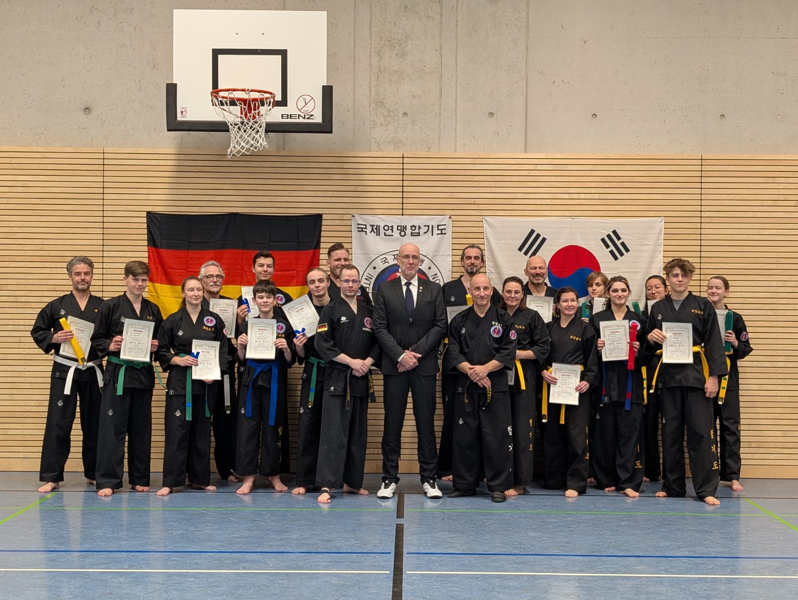 Hervorragende Leistungen bei der zweiten Hapkido-Prüfung 2024